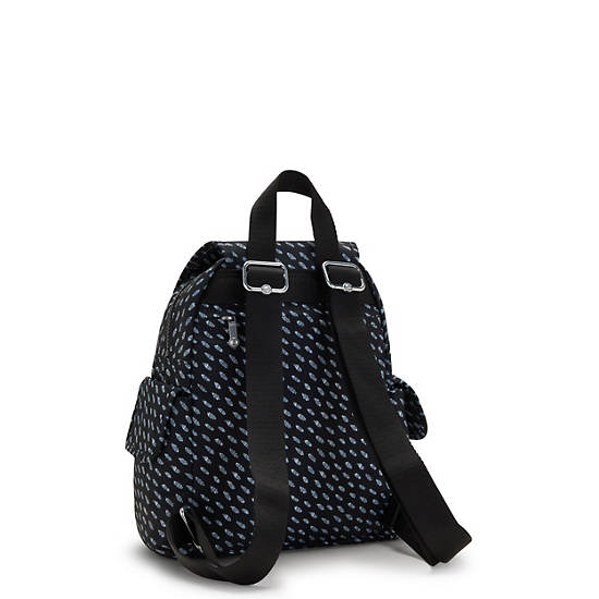 Kipling City Pack Mini Classic Printed Ryggsekk Blå | NO 1733UZ